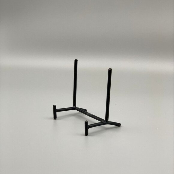 Metal Black H Stand, Geode Stand, Mineral Display, Agate Stand - Picture 1 of 6